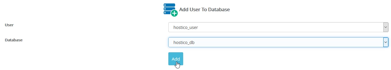 Alocare database