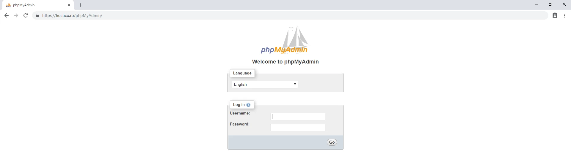 pääsy phpMyAdminiin